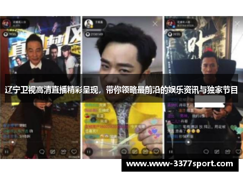 辽宁卫视高清直播精彩呈现，带你领略最前沿的娱乐资讯与独家节目